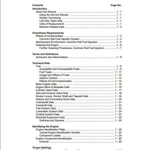 Jcb Engines Tier 2 3 Electronic Service Manual 2
