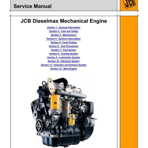 JCB Engines Tier 2 3 Mechanical Service Manual 1