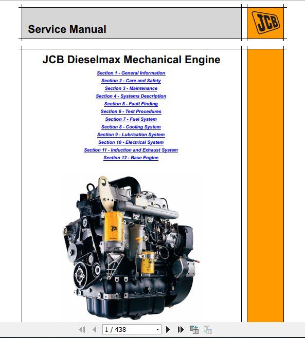 JCB Engines Tier 2 3 Mechanical Service Manual 1