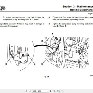 Jcb Excavator 8055 8065 Service Manual 3