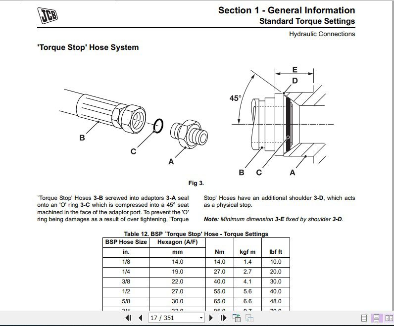 JCB Excavator 8056 Service Manual 3