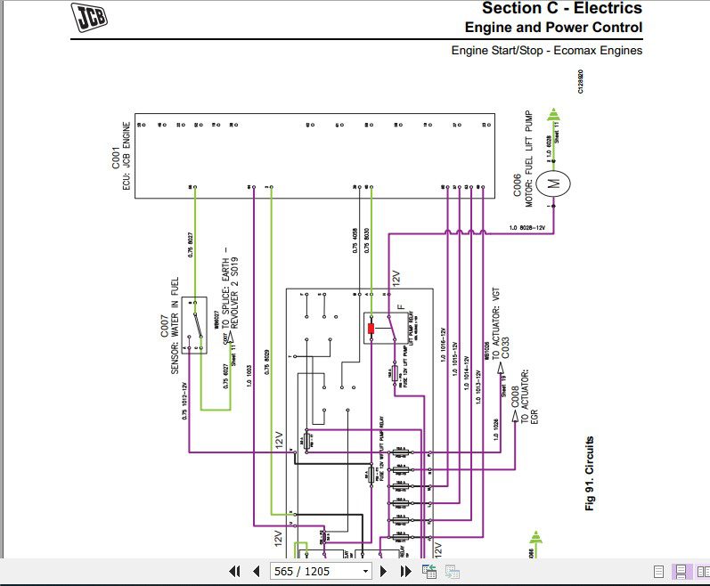 JCB Excavator JS130 Tier 3 Sevice Manual 4Cvp6V