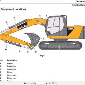 Jcb Excavator Js81 India Sevice Manual 3