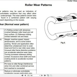 Jcb Excavator Js Machine Track Wear Guide Sevices Manual 4