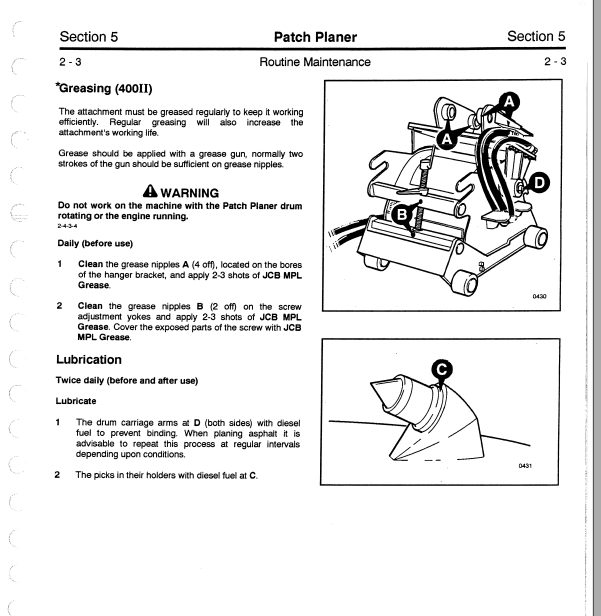 JCB General Attachments Service Manual 3