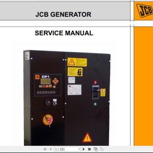 JCB Generator Control Panels Sevice Manual 1