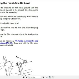 JCB Groundcare 323 327 HST Service Manual 3