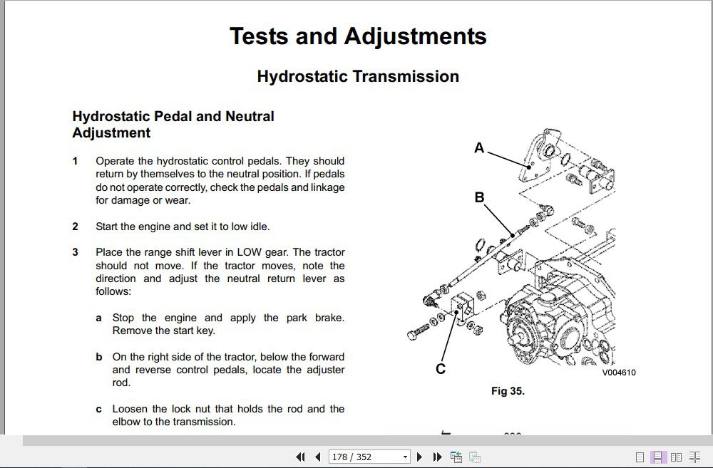 JCB Groundcare 331 335 HST Service Manual 4