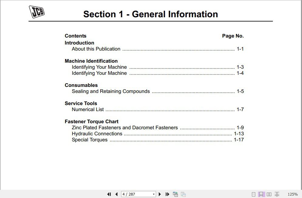 JCB Groundcare FM25 Service Manual 2