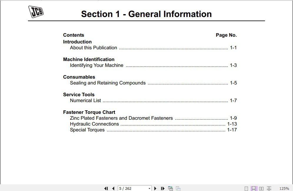 JCB Groundcare FM30 Service Manual 2