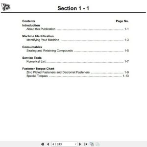 JCB Groundcare Hog 4x4 Workmax 1000D Service Manual 2