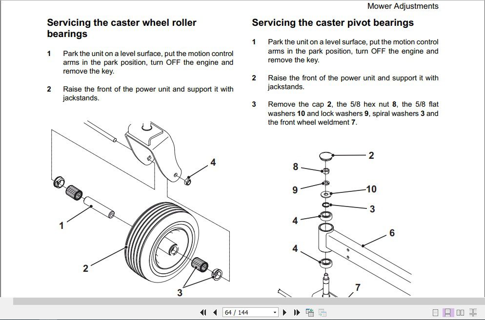 JCB Groundcare ZT 20D Mower Service Manual 4