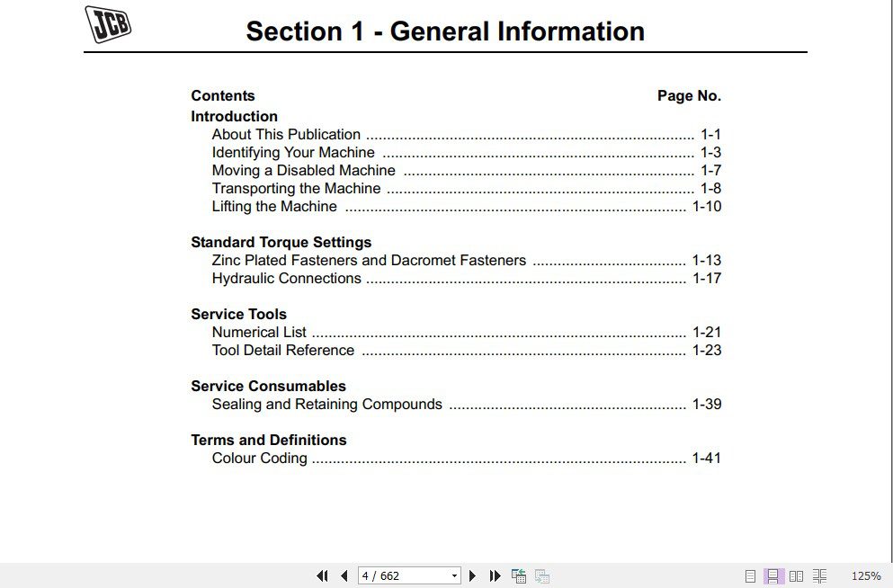 JCB Liftall Loadall 516 40 Service Manual 2