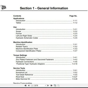 JCB Liftall Loadall 526 56 531 70 533 105 535 95 536 60 536 70 541 70 550 80 Service Manual 2