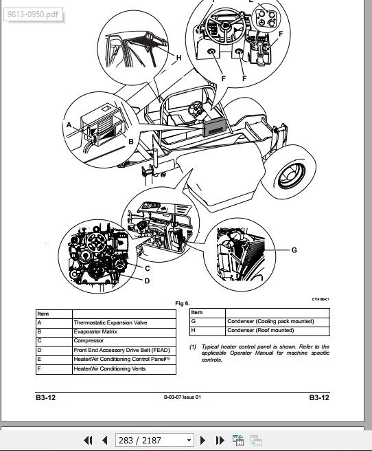 JCB Liftall Loadall 540 140540 200 Engine JCS Tier 3 SOISEISF Service Manual 3
