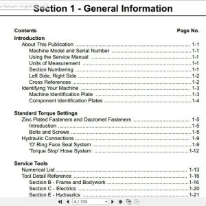 JCB Liftall Loadall Compact 515 40520 40524 50527 55 Service Manual 2
