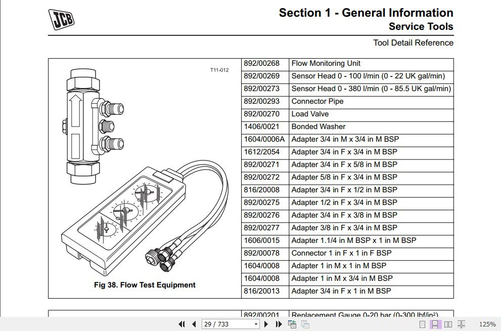 JCB Liftall Loadall Compact 515 40520 40524 50527 55 Service Manual 3