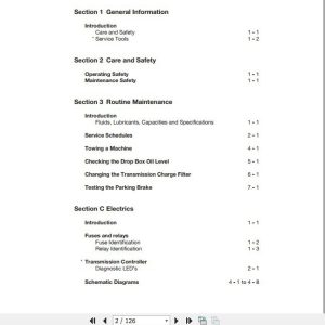 JCB Liftall Loadall Supplement 532 120H 537 135H Service Manual 2