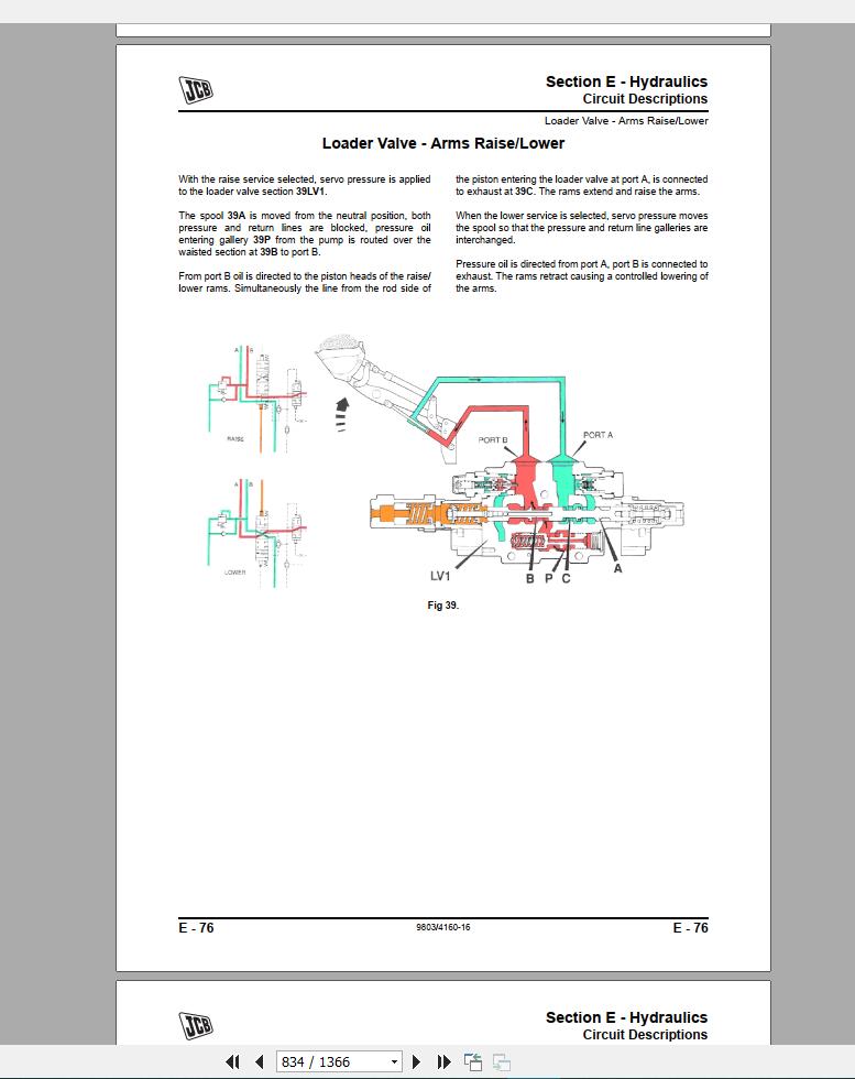 JCB Wheeled Loading Shovel 426435436446 Service Manual3