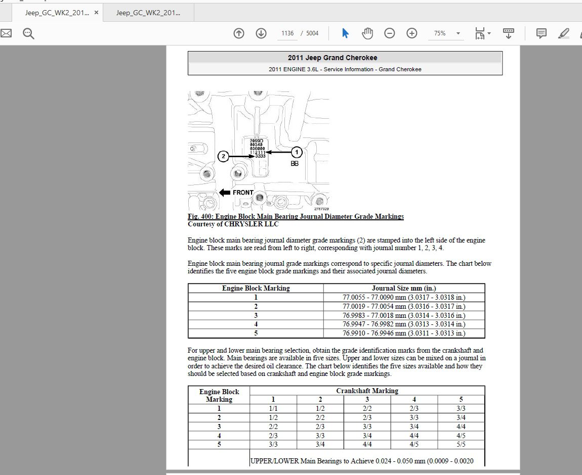 Jeep Grand CherokeeWK2 2011  2013 Repair Manual 2