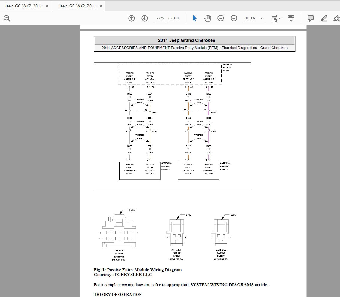 Jeep Grand CherokeeWK2 2011  2013 Repair Manual 5