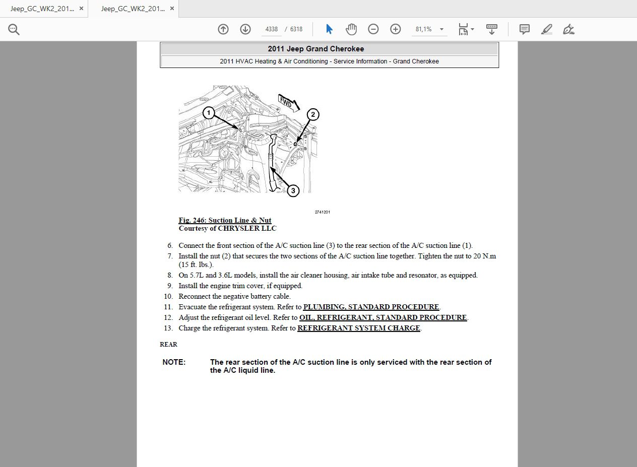 Jeep Grand CherokeeWK2 2011  2013 Repair Manual 6