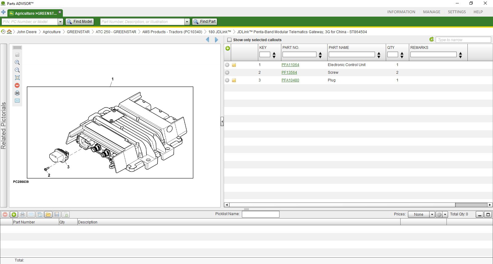 John Deere Hitachi Parts ADVISOR 082019 Offline DVD 9
