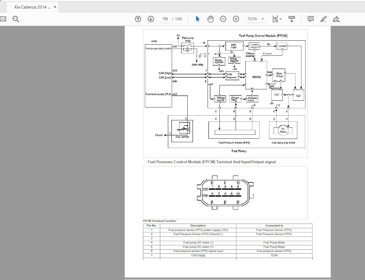 KIA Cadenza 2014 Workshop Manual 4