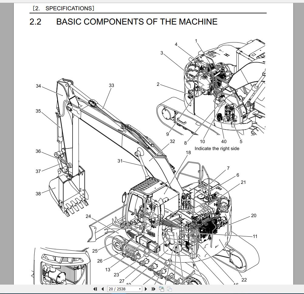 Kobelco Hydraulic Excavator SK230SRLC 5E 2019 Shop Manual 2
