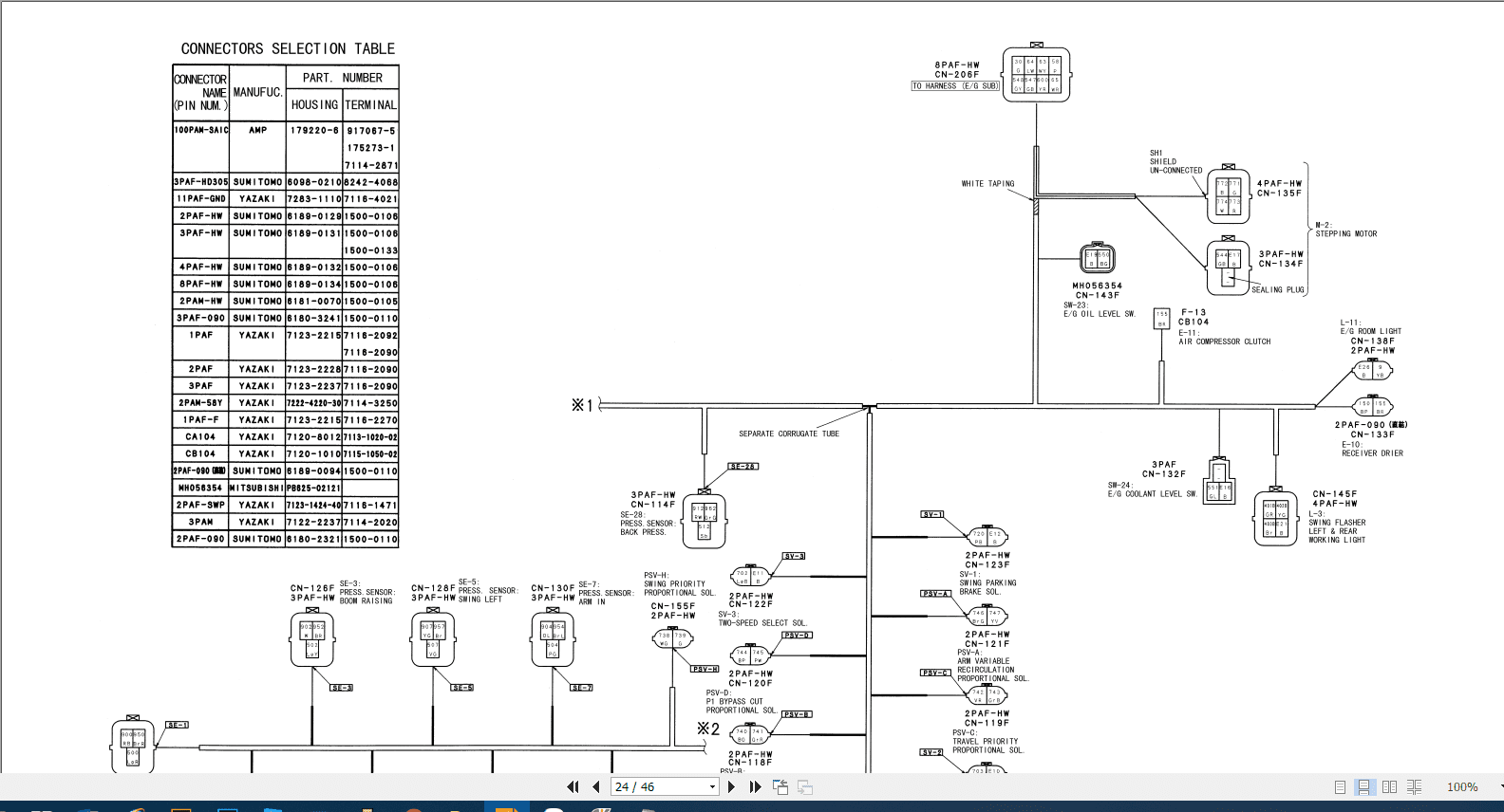 Kobelco Electrical Schematic Sectionch23041 086 Schematic Diagram 3