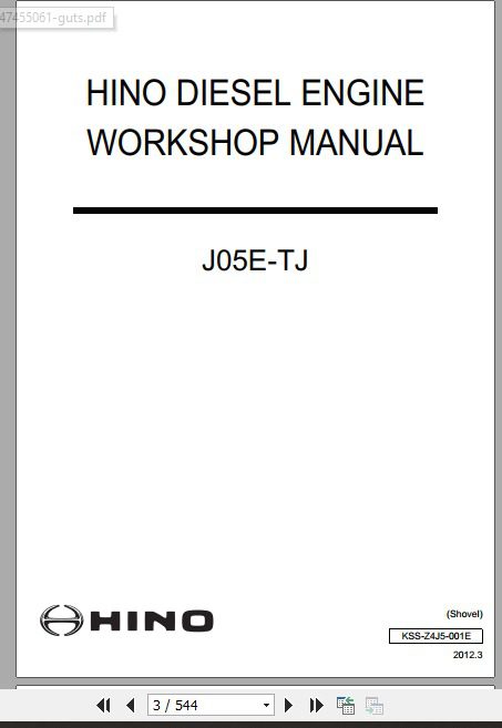 Kobelco Hydraulic Excavator 260SRLC 3 III Shop Manual 2