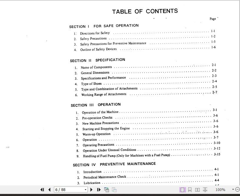 Kobelco Hydraulic Excavator K903 II Operators Manual 2