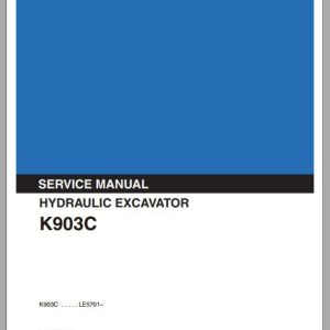 Kobelco Hydraulic Excavator K903C Service Manual 1