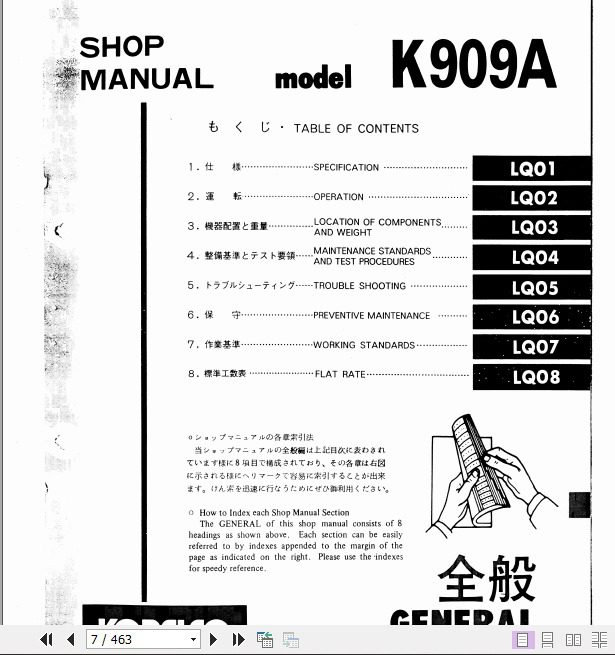 Kobelco Hydraulic Excavator K909A Service Manual 2