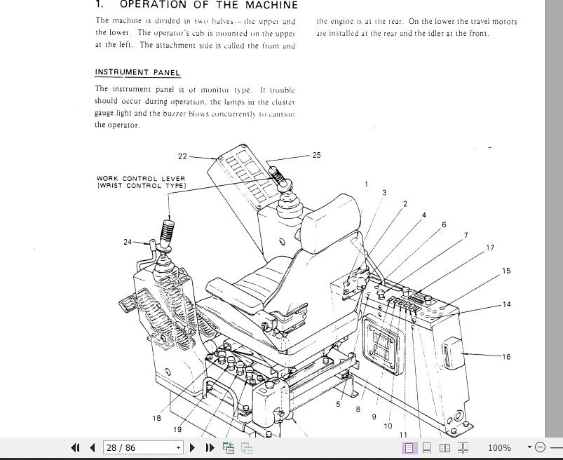 Kobelco Hydraulic Excavator MD120LC Operators Manual 3