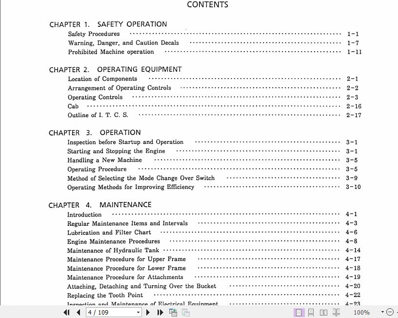 Kobelco Hydraulic Excavator MD200C Operators Manual 2
