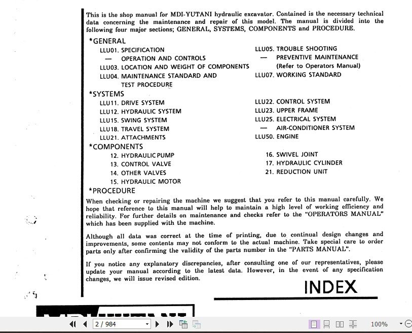 Kobelco Hydraulic Excavator MD240C Service Manual 2