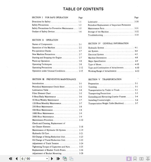 Kobelco Hydraulic Excavator MD400LC Operators Manual 2