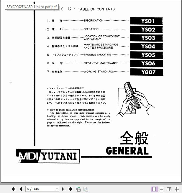 Kobelco Hydraulic Excavator MD400LC Service Manual 2