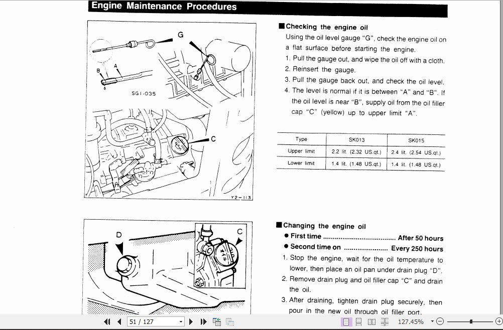 Kobelco Hydraulic Excavator SK013SK015 Operators Manual 3