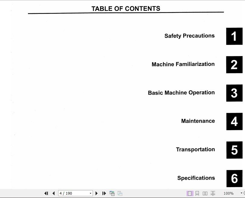 Kobelco Hydraulic Excavator SK45SR 2 Operators Manual 2