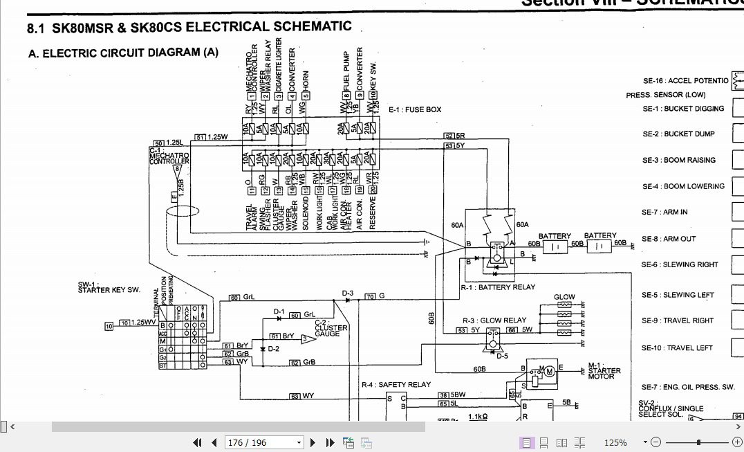 Kobelco Hydraulic Excavator SK80CS Operators Manual 4