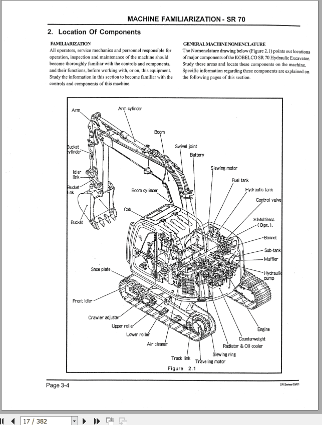 Kobelco Hydraulic Excavator SR Series Safety Manual 2