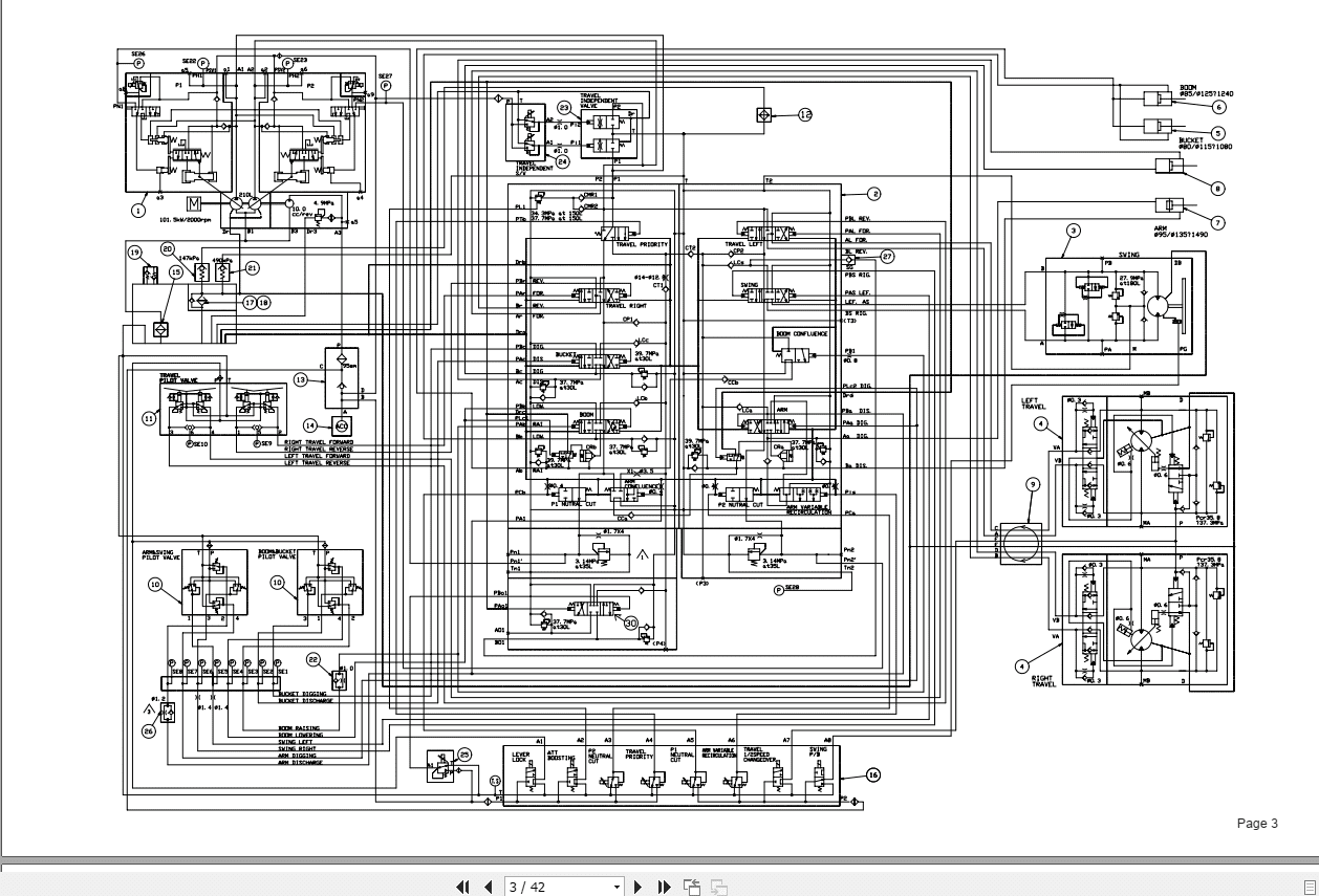 Kobelco Hydraulic Schematic Section Schematic Manual 2