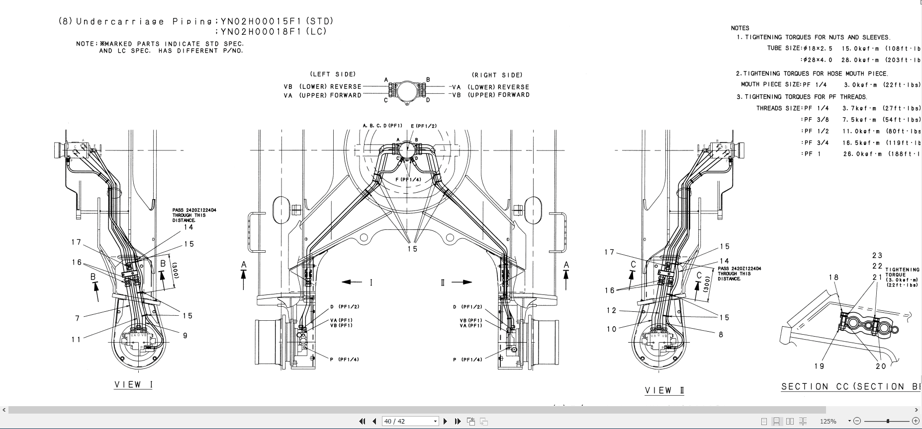 Kobelco Hydraulic Schematic Section Schematic Manual 4