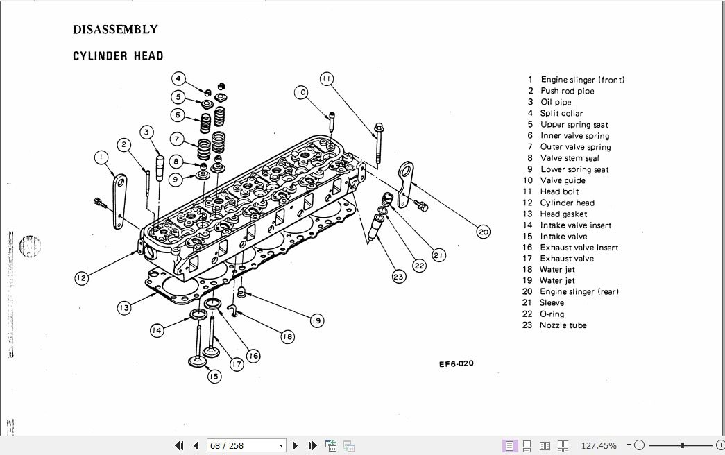 Kobelco Nissan FD6 FD6T Diesel Engine Service Manual 3