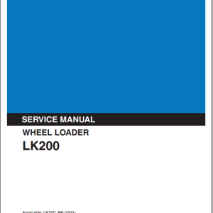 Kobelco Wheel Loader LK200 Service Manual 1