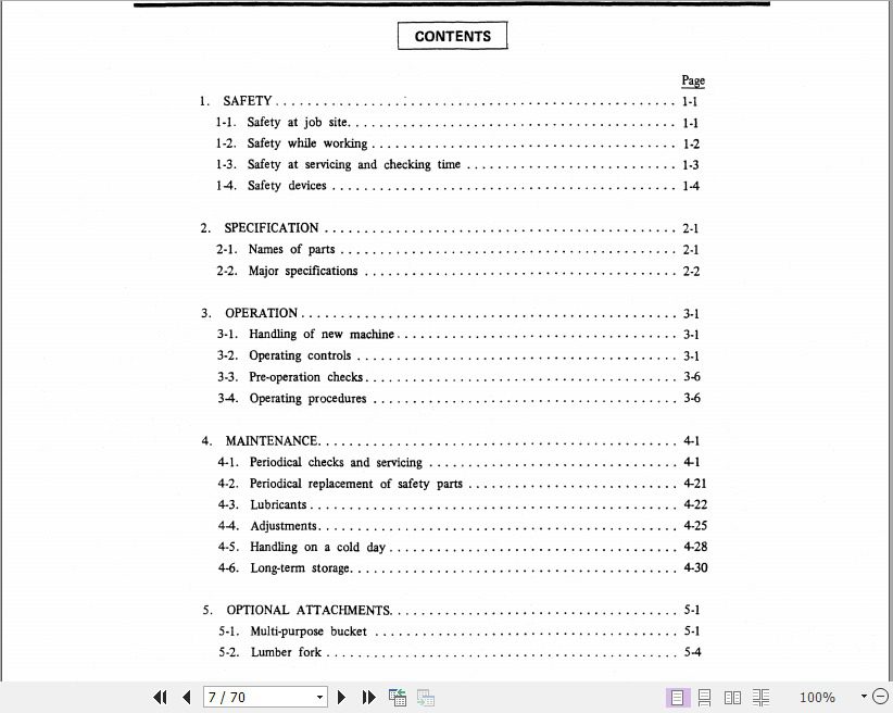 Kobelco Wheel Loader LK500 Operators Manual 2aYAIp