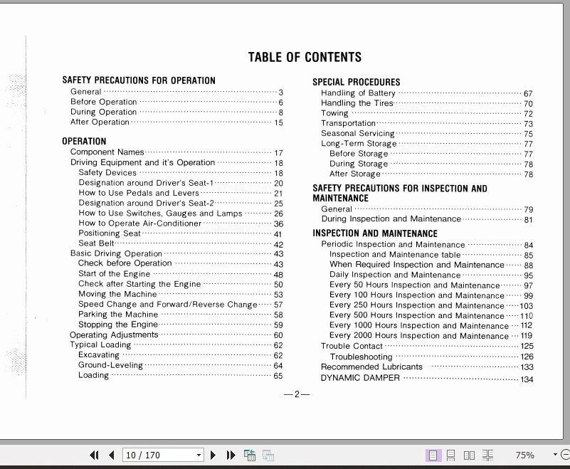 Kobelco Wheel Loader LK550 II Operators Manual 2