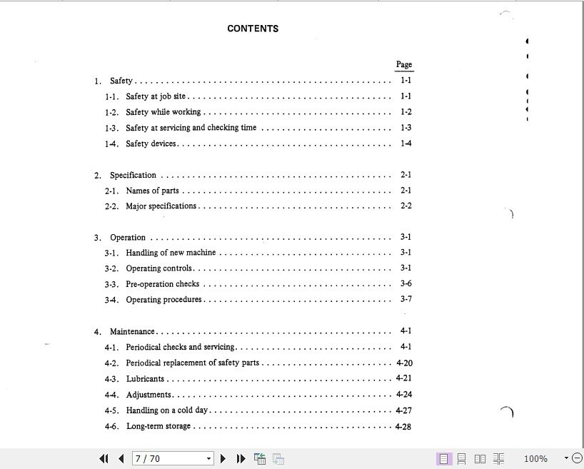 Kobelco Wheel Loader LK600 II Operators Manual 2